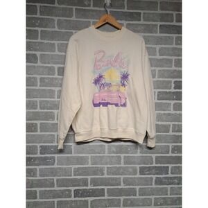 Hollister Womens Barbie Crew‎ Neck Fleece Pullover Sweatshirt Size Small